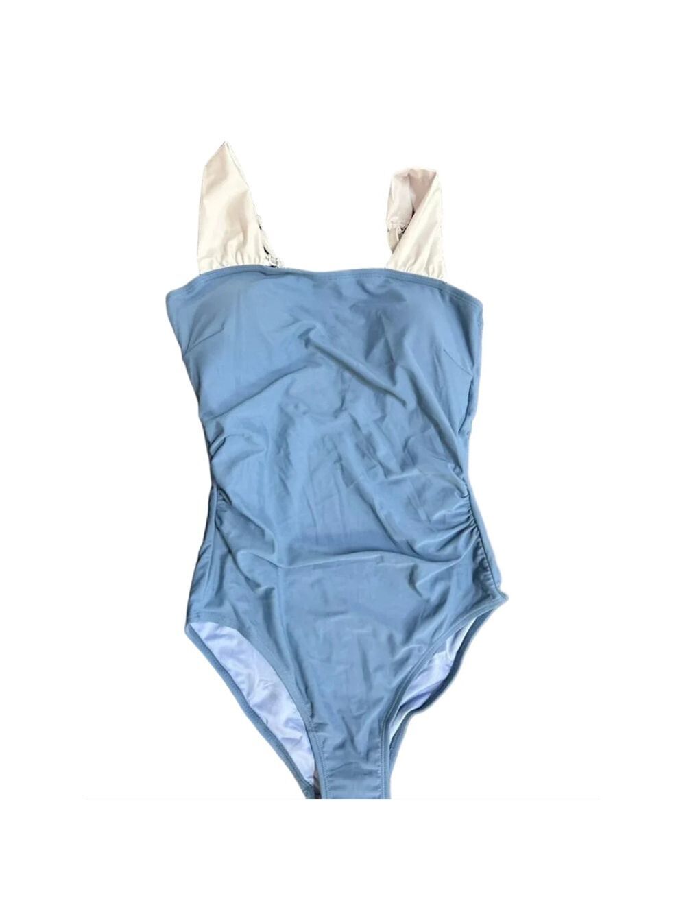 B2prity Womens One Piece Swimsuit Small Blue Grey NWOT - Picture 4 of 9